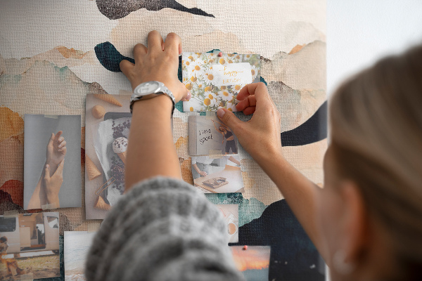 Cork display board Landscape art