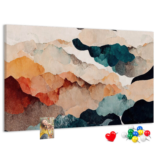 Cork display board Landscape art
