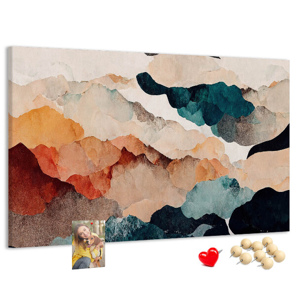Cork display board Landscape art