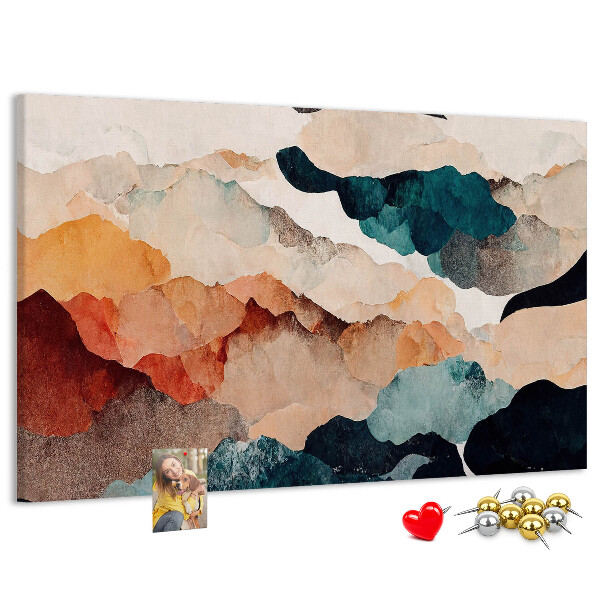 Cork display board Landscape art