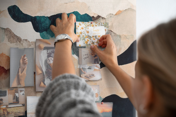 Cork display board Landscape art