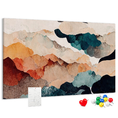 Cork display board Landscape art