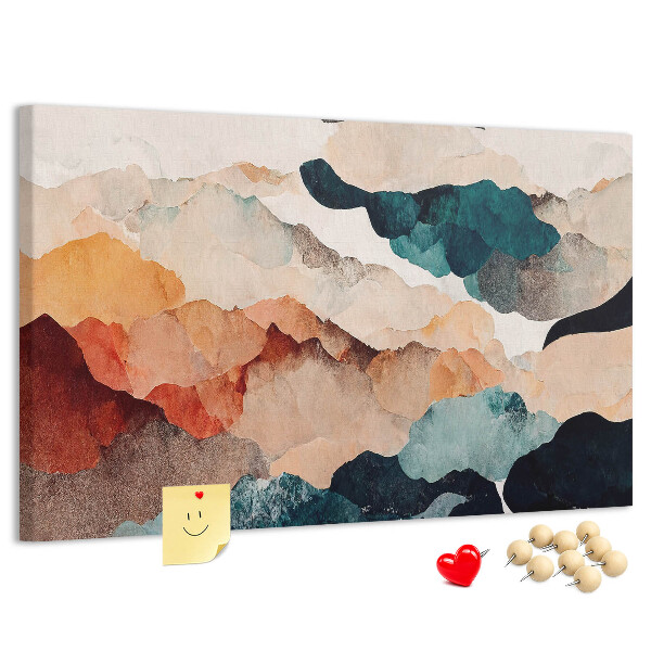 Cork display board Landscape art