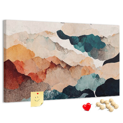 Cork display board Landscape art