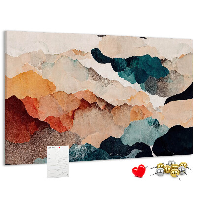 Cork display board Landscape art