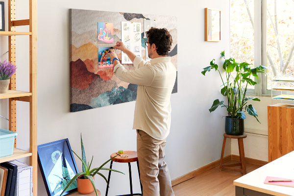 Cork display board Landscape art