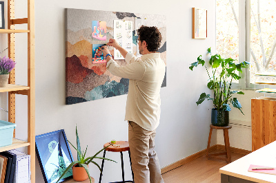 Cork display board Landscape art
