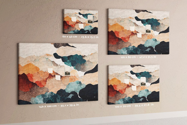 Cork display board Landscape art