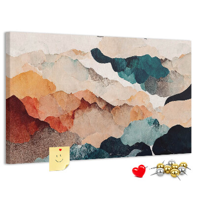 Cork display board Landscape art