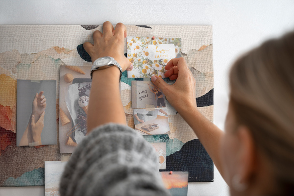 Cork display board Landscape art