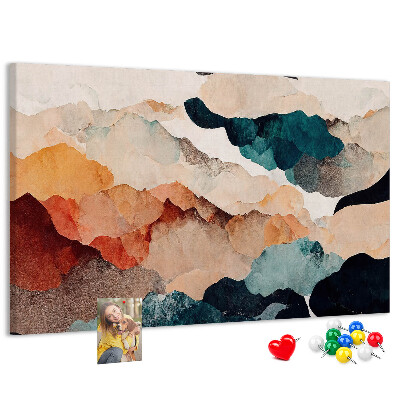 Cork display board Landscape art