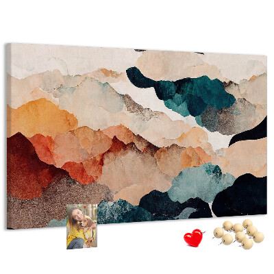 Cork display board Landscape art