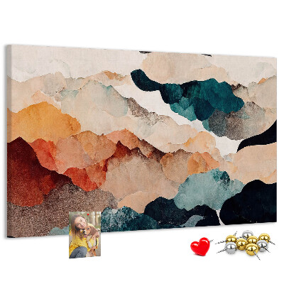 Cork display board Landscape art