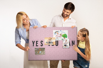 Cork display board Yes You Can