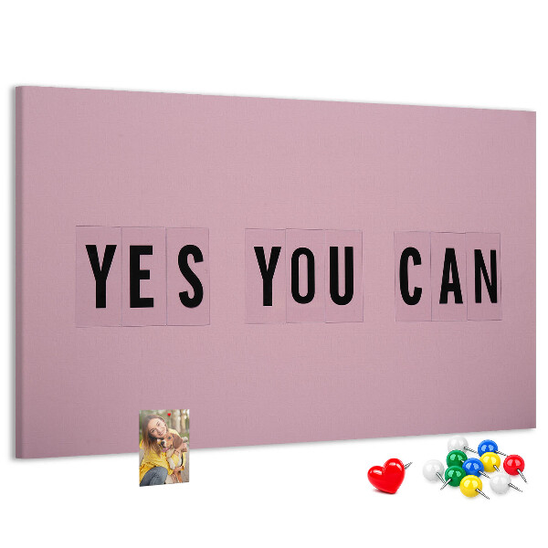 Cork display board Yes You Can