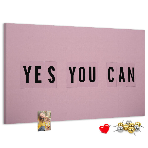 Cork display board Yes You Can