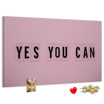 Cork display board Yes You Can