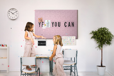 Cork display board Yes You Can