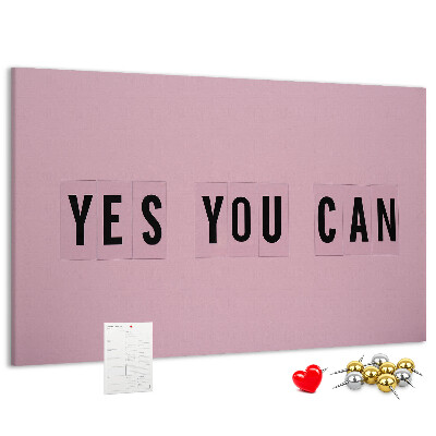 Cork display board Yes You Can