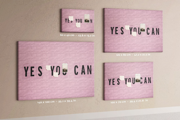 Cork display board Yes You Can