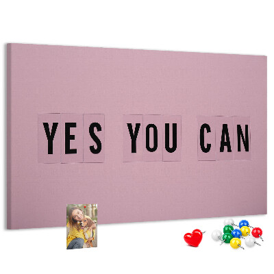 Cork display board Yes You Can