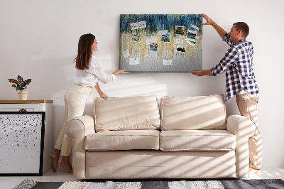 Cork memo board Decorative pattern
