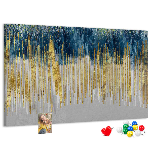 Cork memo board Decorative pattern
