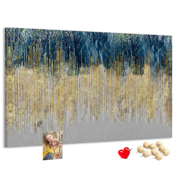 Cork memo board Decorative pattern