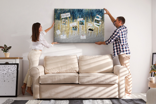 Cork memo board Decorative pattern