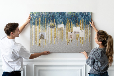 Cork memo board Decorative pattern