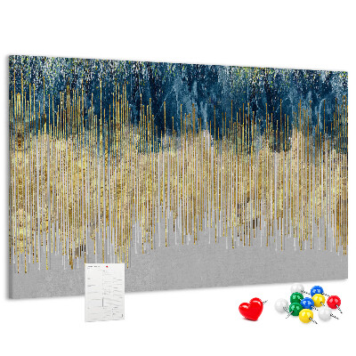 Cork memo board Decorative pattern