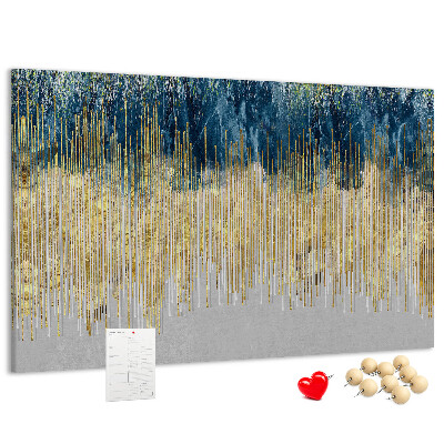 Cork memo board Decorative pattern