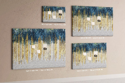 Cork memo board Decorative pattern