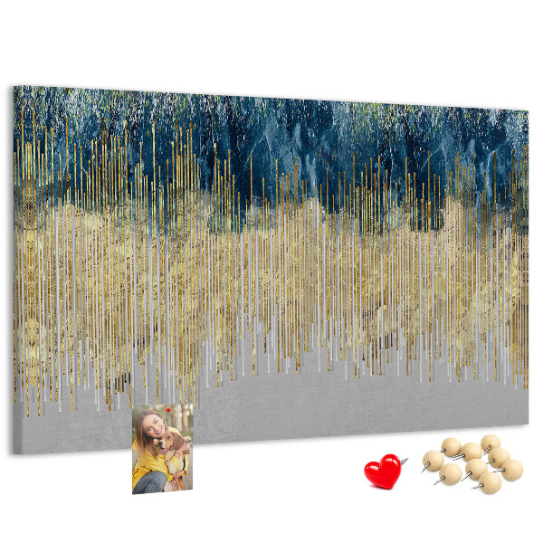 Cork memo board Decorative pattern