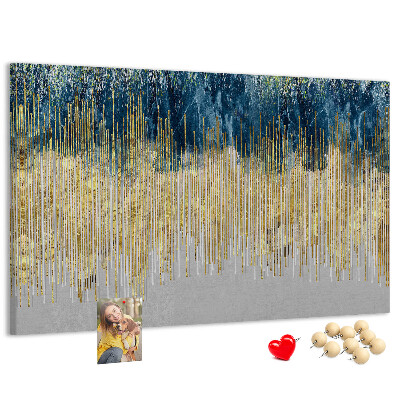 Cork memo board Decorative pattern