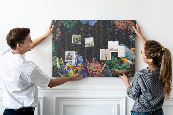Cork memo board Nature frame