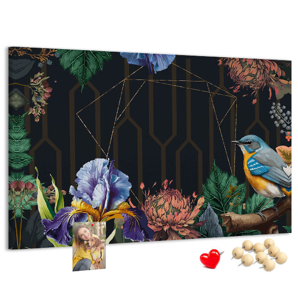 Cork memo board Nature frame
