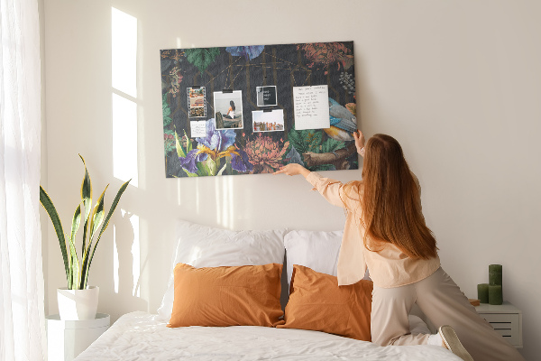 Cork memo board Nature frame