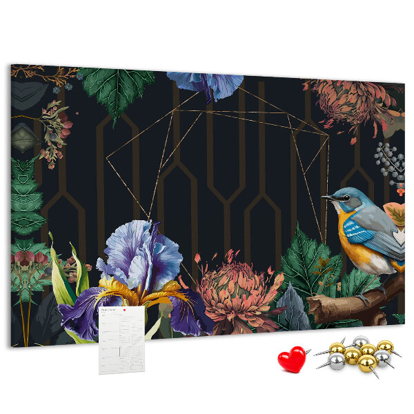 Cork memo board Nature frame