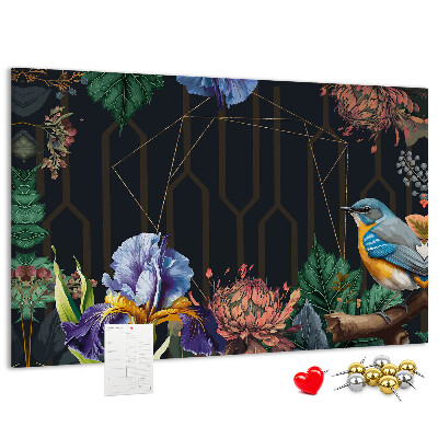 Cork memo board Nature frame