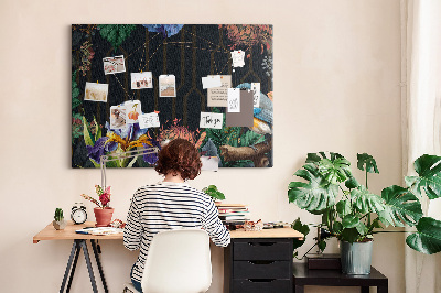 Cork memo board Nature frame