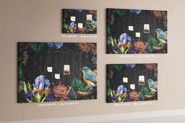 Cork memo board Nature frame