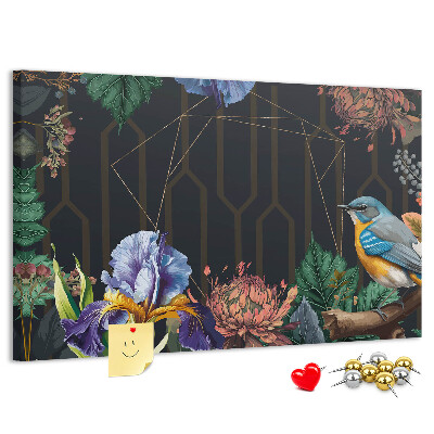 Cork memo board Nature frame