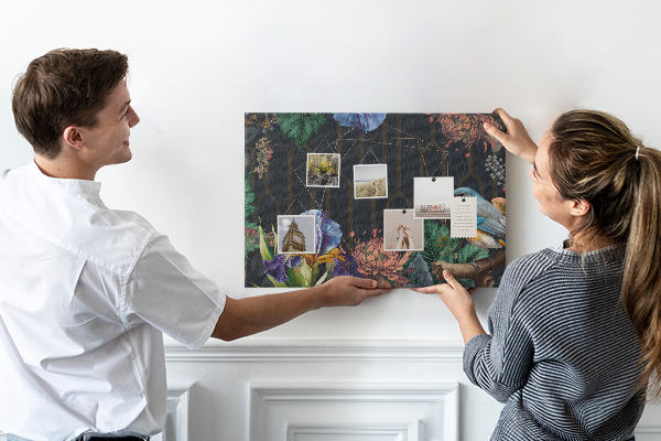 Cork memo board Nature frame