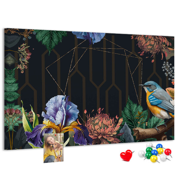 Cork memo board Nature frame