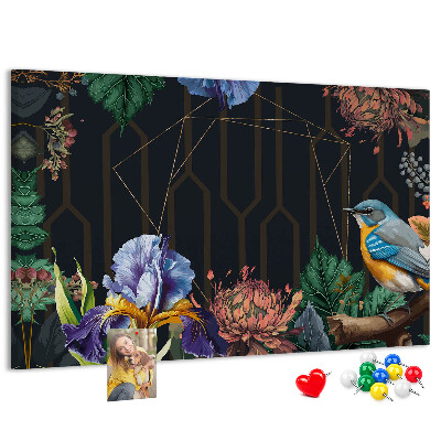 Cork memo board Nature frame