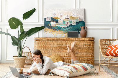 Cork display board Mountain landscape