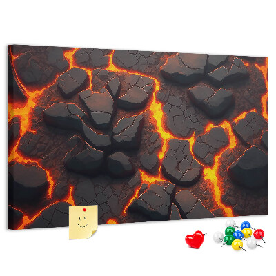 Cork board Volcanic lava