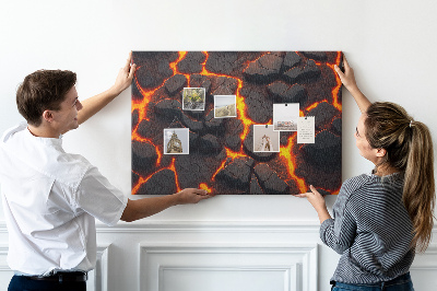Cork board Volcanic lava