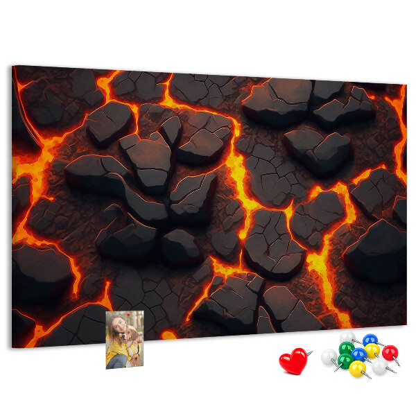 Cork board Volcanic lava